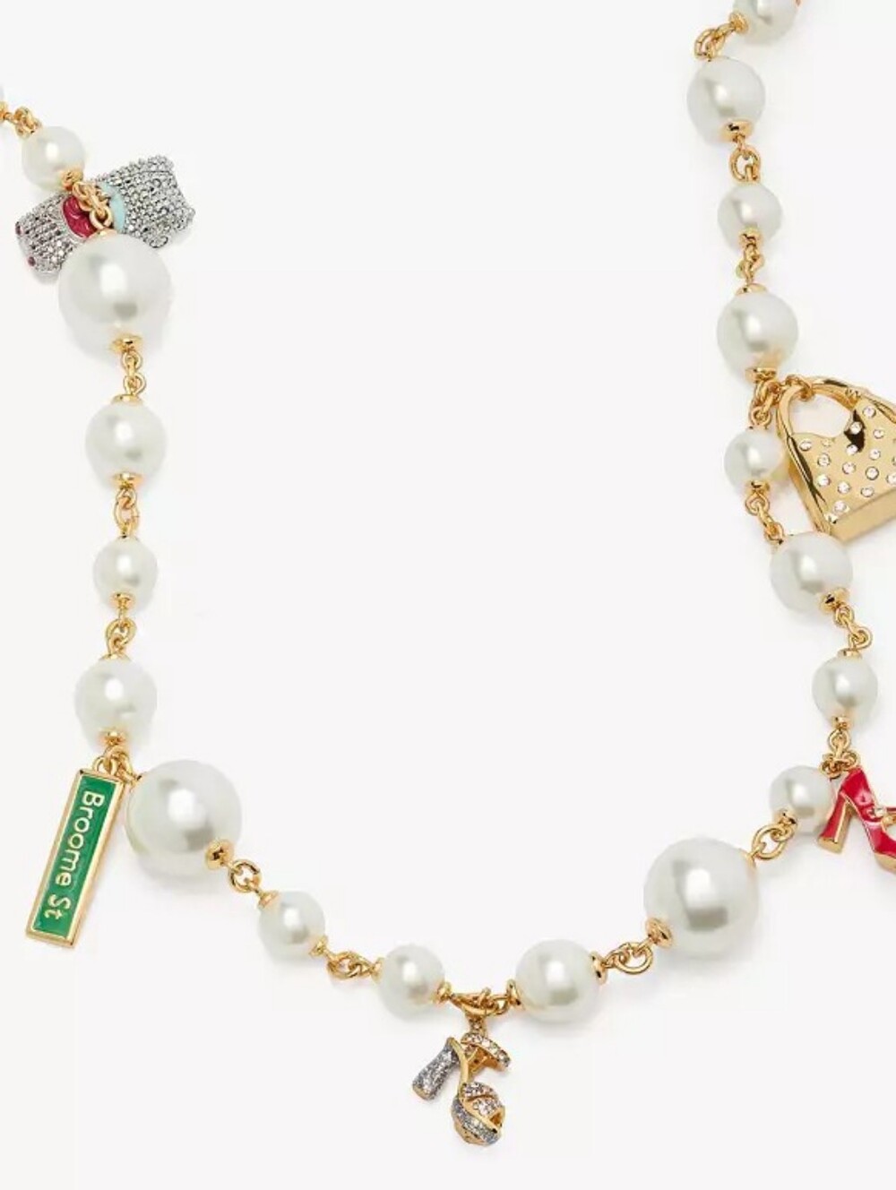 Kate Spade New York Minute Statement Charm Necklace - Bestseller! NOVELTY Piece! - Picture 3 of 10